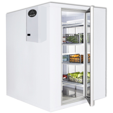 Kühlzelle begehbar | 1200 x 2100 x 2010mm | mit Aggregat & Aufbau | -5/+10 °C | Gastro Kühlzelle | Kühlhaus Volumen: 3,7 m³ - Bild-Darstellung des Produktes 1