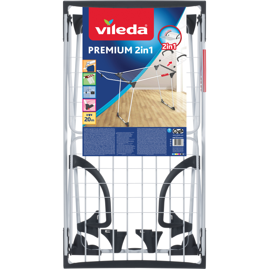 Vileda Premium 2in1 W/äschest/änder aus Stahl und Aluminium