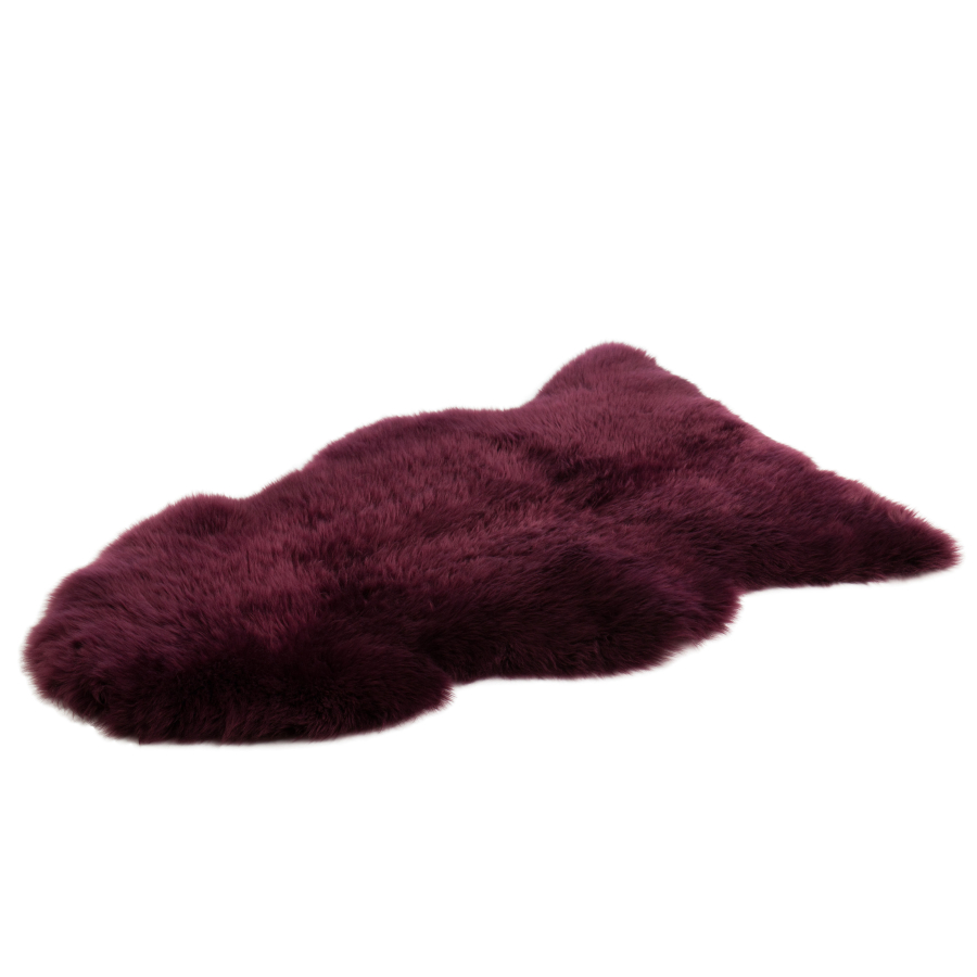 Gozze Schaffell Teppich 60 X 90 Cm Farbe Brombeere Online