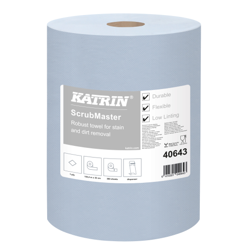 KATRIN Scrubmaster Wischtuch, blau