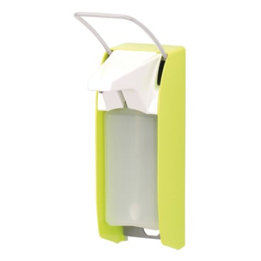 ingo-man® plus IMP Seifen-/Desinfektionsmittelspender Farbe: leuchtgelb, mit kurzem Bedienhebel, E P/25 - Bild-Darstellung des Produktes 1