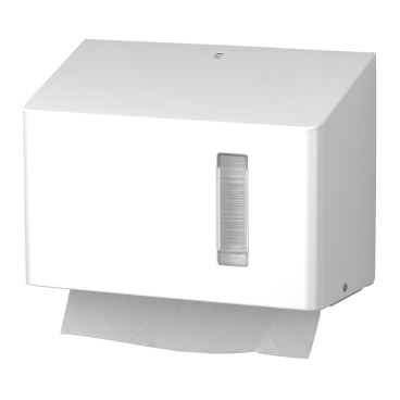 SanTRAL® HSU 15 Papierhandtuchspender Edelstahl, pulverbeschichtet, weiß, P - Bild-Darstellung des Produktes 1