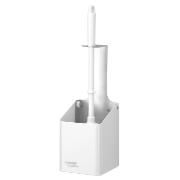 SanTRAL® WBU 2 WC-Bürstenhalter Edelstahl, weiß, pulverbeschichtet, P - Bild-Darstellung des Produktes 1