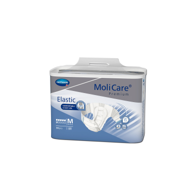MoliCare® Premium Elastic Inkontinenzslip, 6 Tropfen 1 Beutel = 30 Stück, Größe M, Bauchumfang 85-120 cm - Bild-Darstellung des Produktes 1