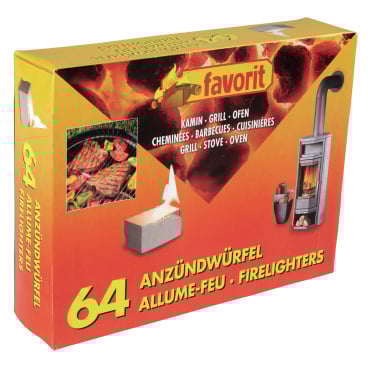 Favorit Anzündwürfel 1 Packung = 64 Stück - Bild-Darstellung des Produktes 1