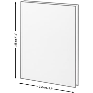 Notizbuch gebunden A4 96 Blatt schwarz Notizbuch gebunden A4 96 Blatt schwarz - Bild-Darstellung des Produktes 1