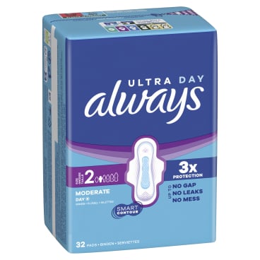 Always Ultra Long Damenbinden, Größe 2 1 Karton = 3 Packungen à 32 Stück - Bild-Darstellung des Produktes 1