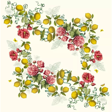 Garnier Thiebaut CITRONS DE MENTON Mitteldecke 115x115 cm 115x115 cm - Bild-Darstellung des Produktes 1