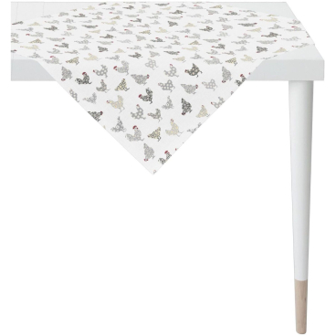 APELT Happy Easter Mitteldecke 100 x 100 cm Oster-Motiv 100x100 cm - Bild-Darstellung des Produktes 1