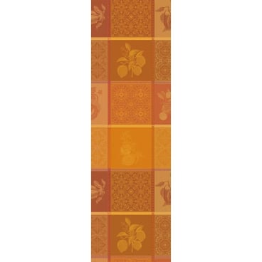 Garnier Thiebaut MILLE TUTTI FRUTTI Tischläufer 55x180 cm, 100% Baumwoll-Damast, Made in France 55x180 cm - Bild-Darstellung des Produktes 1