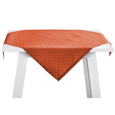 Pichler Casa Mitteldecke, beschichtetes Jacquard mit Karo-Optik cognac - Bild-Darstellung des Produktes 1