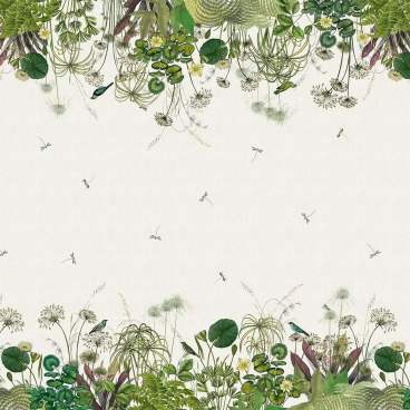 Garnier Thiebaut NENUPHARS Mitteldecke 115x115 cm Halbleinen 50% Leinen/50% Baumwolle Natur 115x115 cm - Bild-Darstellung des Produktes 1