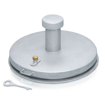 Zarges Brunnenabdeckung in runder Form aus Stahl mit Isolierung Durchmesser 800 mm 1 Stück - Bild-Darstellung des Produktes 1