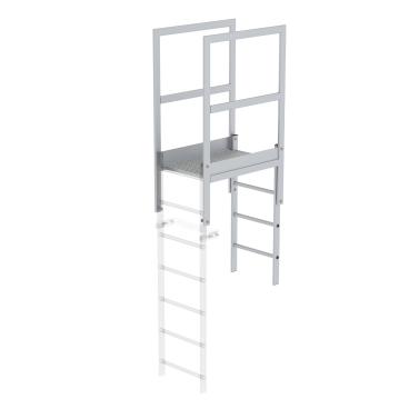 MUNK Attika-Überstieg Aluminium eloxiert 1 Stück - Bild-Darstellung des Produktes 1
