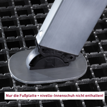 MUNK nivello 2019 Fußplatte Gitterrost 2 Stück 1 Stück - Bild-Darstellung des Produktes 1