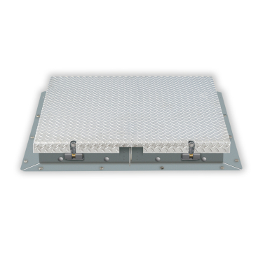 Hailo Schachtabdeckung HS9 Aluminium begehbar, tagwasserdicht mit Schwenkverschluss 1000x1000mm 1 Stück - Bild-Darstellung des Produktes 1