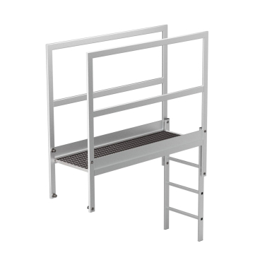 MUNK Attika-Überstieg in Sonderlängen Aluminium eloxiert 1600mm 1 Stück - Bild-Darstellung des Produktes 1