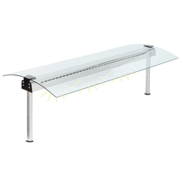 KBS Glasaufbau beidseitig mit Beleuchtung für 2 GN B 772 mm x T 590 mm x H 480 mm - Bild-Darstellung des Produktes 1