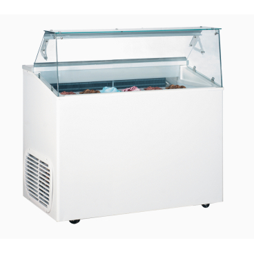 KBS Speiseeis-Verkaufsvitrine Donata 7 B 1350 mm x T 673 mm x H 1175 mm - Bild-Darstellung des Produktes 1