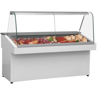 KBS Mehrzweckvitrine Basic 170 Plus B 1700 mm x T 765 mm x H 1210 mm - Bild-Darstellung des Produktes 1