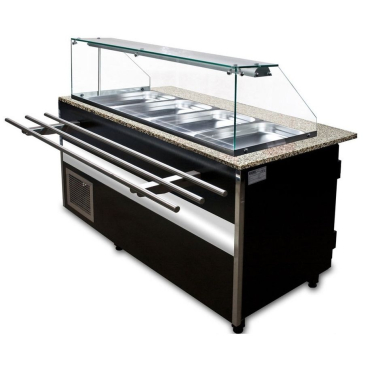 KBS Verkaufstheke Gastroline 1511 B 1500 mm x T 800 mm x H 1250 mm - Bild-Darstellung des Produktes 1