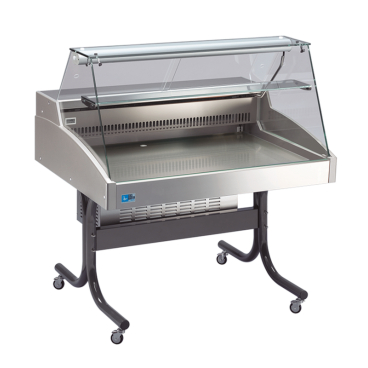 KBS Mehrzweckvitrine Delicious 1500 mit geradem Glasaufbau B 1506 mm x T 790 mm x H 810 mm - Bild-Darstellung des Produktes 1