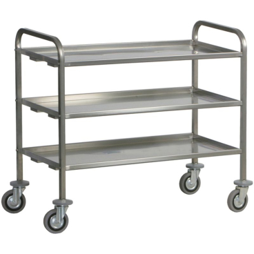 KBS Schwerlast-Servierwagen 1120 mit 3 Böden - 150 kg Traglast B 1110 mm x T 660 mm x H 980 mm - Bild-Darstellung des Produktes 1