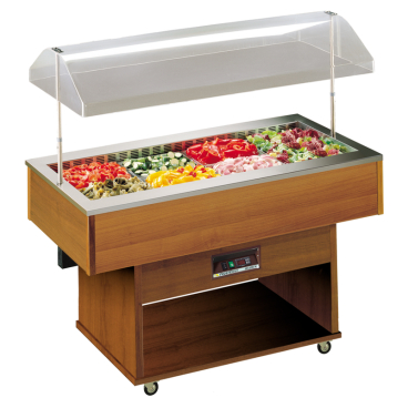 KBS Salatbar Delizie B 1423 mm x T 750 mm x H 1478 mm - Bild-Darstellung des Produktes 1