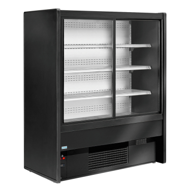 KBS Wandkühlregal Dilara 100 mit Schiebetüren selbstschließend B 1000 mm x T 750 mm x H 2000 mm - Bild-Darstellung des Produktes 1