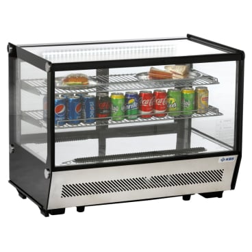 KBS Aufsatz-Kühlvitrine mit 2 Etagen B 880 mm x T 566 mm x H 680 mm - Bild-Darstellung des Produktes 1