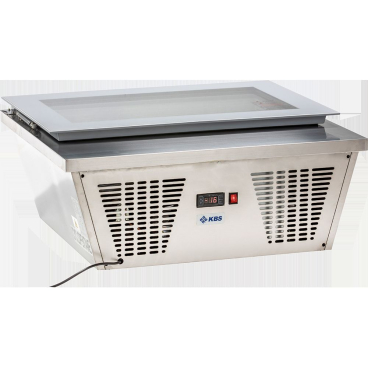 KBS Aufsatzvitrine für Speiseeis ASV 14 Eis B 867 mm x T 735 mm x H 413 mm - Bild-Darstellung des Produktes 1