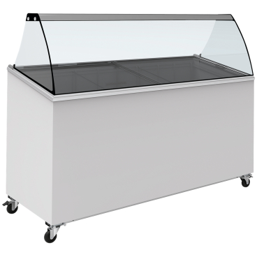 KBS Speiseeisverkaufstheke PRIMERA 8 B 1548 mm x T 615 mm x H 1296 mm - Bild-Darstellung des Produktes 1