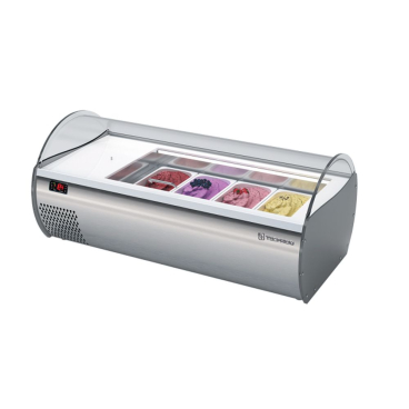 KBS Aufsatzvitrine für Speiseeis ASV Eis 3 B 900 mm x T 560 mm x H 470 mm - Bild-Darstellung des Produktes 1