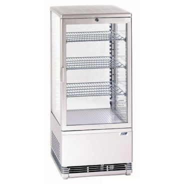 KBS Tischkühlvitrine RT-78 G LED (weiß) B 425 mm x T 380 mm x H 960 mm - Bild-Darstellung des Produktes 1