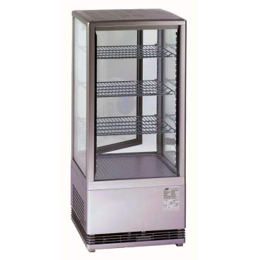 KBS Tischkühlvitrine RT-78 G LED (silber) B 425 mm x T 380 mm x H 960 mm - Bild-Darstellung des Produktes 1
