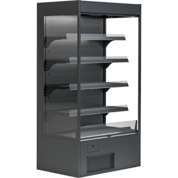 KBS Wandkühlregal Variant 107 Black Line mit Nachtrollo B 1070 mm x T 720 mm x H 2000 mm - Bild-Darstellung des Produktes 1