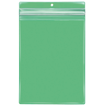 Schnellverschlussbeutel Velobag A5 PVC grün Schnellverschlussbeutel Velobag A5 PVC grün - Bild-Darstellung des Produktes 1