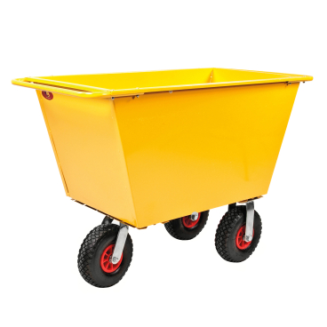 Kongamek Abfallwagen 1150x730x910mm Luftbereifung mit 3 Rädern und 300l Volumen 1 Stück - Bild-Darstellung des Produktes 1