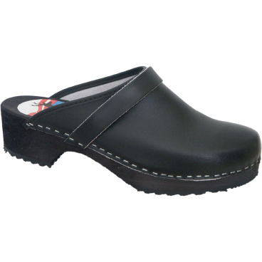 Potthoff Clogs, offen Ferse, Leder, schwarz, Gr. 42 Farbe schwarz, Größe 42 - Bild-Darstellung des Produktes 1
