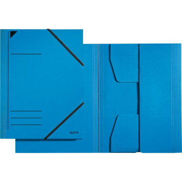 Eckspannermappe A4 mit Klappen für ca. 250 Blatt blau Eckspannermappe A4 mit Klappen für ca. 250 Blatt blau - Bild-Darstellung des Produktes 1