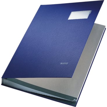Unterschriftsmappe 20 Fächer blau Unterschriftsmappe 20 Fächer blau - Bild-Darstellung des Produktes 1