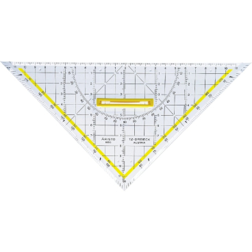 TZ-Dreieck mit abnehmbarem Griff 25cm TZ-Dreieck mit abnehmbarem Griff 25cm - Bild-Darstellung des Produktes 1