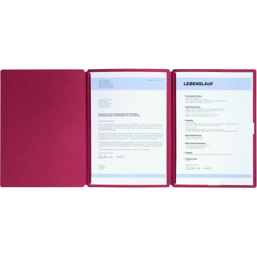 Bewerbungsmappe Spirit 3-teilig rot Bewerbungsmappe Spirit 3-teilig rot - Bild-Darstellung des Produktes 1