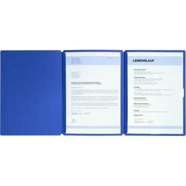 Bewerbungsmappe Spirit 3-teilig blau Bewerbungsmappe Spirit 3-teilig blau - Bild-Darstellung des Produktes 1
