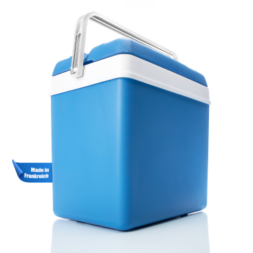 BigDean Kühlbox 24 Liter - Kühlbox ohne Strom bis zu 11 Std. Kühlung Kühlbox 24 Liter blau/weiß - Bild-Darstellung des Produktes 1