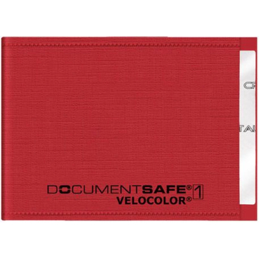 Kartenschutzhülle Document Safe RFID mit Abschirmfolie 90x63mm rot Kartenschutzhülle Document Safe RFID mit Abschirmfolie 90x63mm rot - Bild-Darstellung des Produktes 1