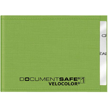Kartenschutzhülle Document Safe RFID mit Abschirmfolie 90x63mm grün Kartenschutzhülle Document Safe RFID mit Abschirmfolie 90x63mm grün - Bild-Darstellung des Produktes 1
