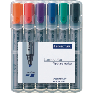 Flipchartmarker Lumocolor Box VE=6 Stück Flipchartmarker Lumocolor Box VE=6 Stück - Bild-Darstellung des Produktes 1