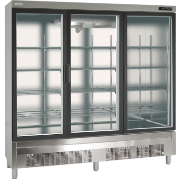 KBS Edelstahlkühlschrank | KU 1900 G | Edelstahl | mit Glastüren KU 1900 G - Bild-Darstellung des Produktes 1