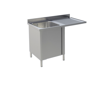 KBS Spülcenter 1 Becken links Breite 140cm mit Unterschrank B 1400 mm x T 700 mm x H 850 mm - Bild-Darstellung des Produktes 1